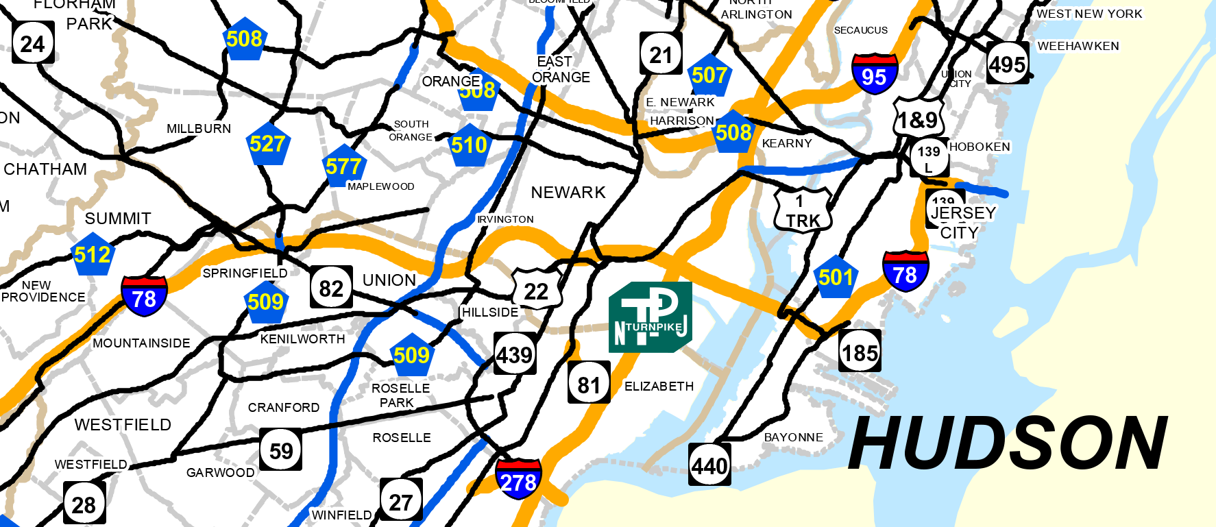 Map Slice trucking study