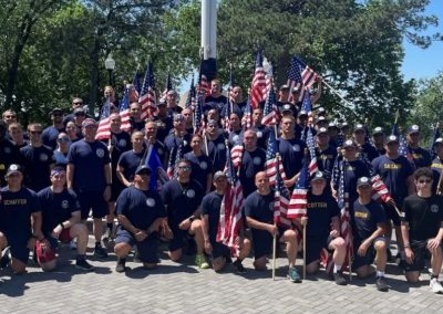 Group photo of officers for Memorial Day Run