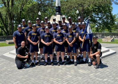 Group photo of officers for Memorial Day Run