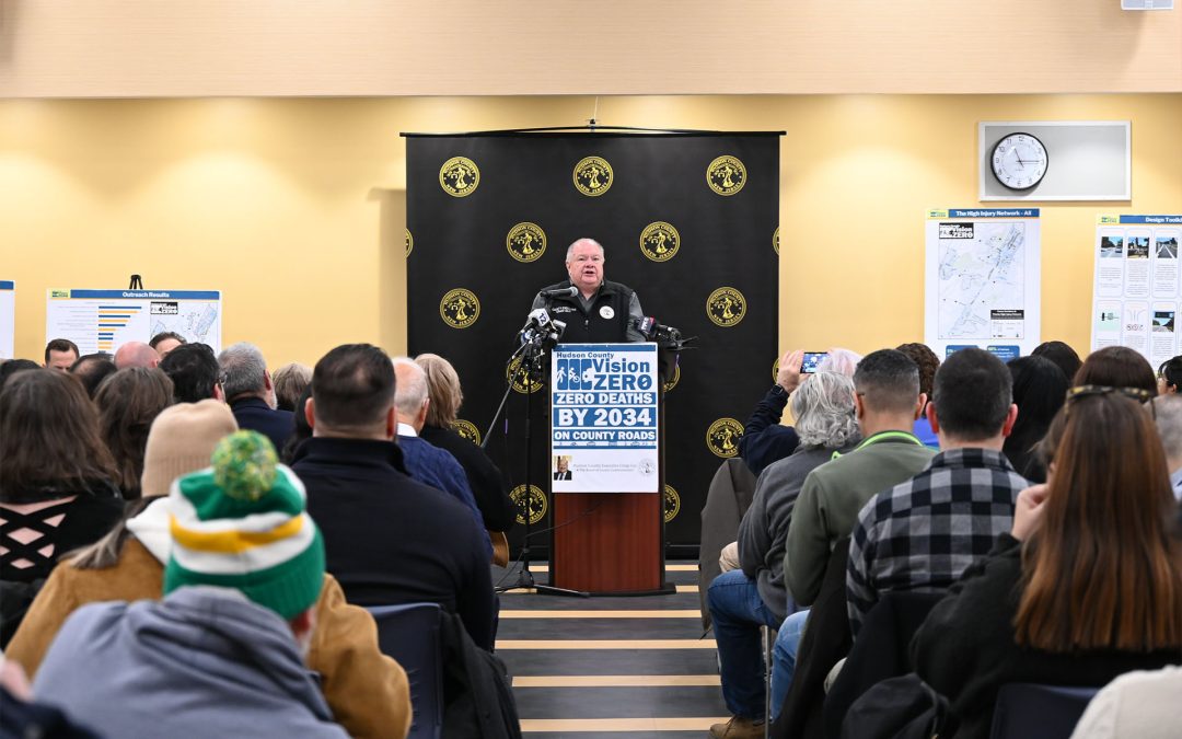 El Ejecutivo del Condado Guy Lanza Plan de Acción Visión Cero del Condado de Hudson