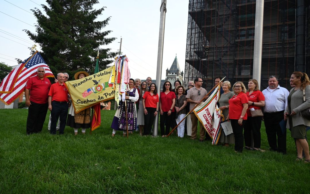 Hudson County Executive Craig Guy Celebrates Portugal Day with Flag Raising and Celebration